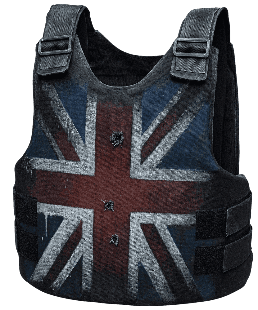 Banksy, ‘Vest’, 2019, Sculpture, This customised body armour is capable of stopping bullets up to .45 calibre and is fully stab proof, yet not machine washable, Self-released, Handfinished