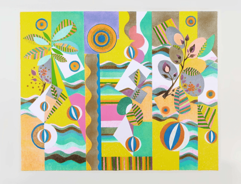 Beatriz Milhazes, ‘Pink Sunshine’, 2021, Print, Lithograph, null, Numbered