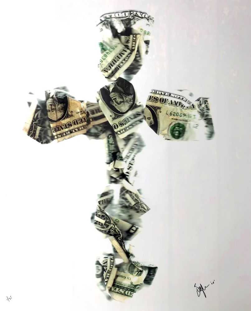 Beejoir, ‘In God We Trust’, 2008, Print, Photographic archival duratran, Souled Out Studios, Numbered
