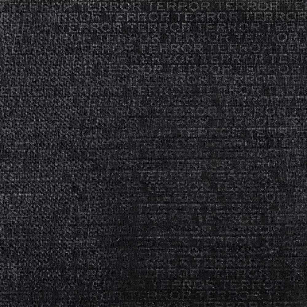 Beejoir, ‘Terror (Black)’, 15-02-2013, Print, Hand Pulled Silkscreen on Acrylic painted deep edge canvas, Souled Out Studios, Dated
