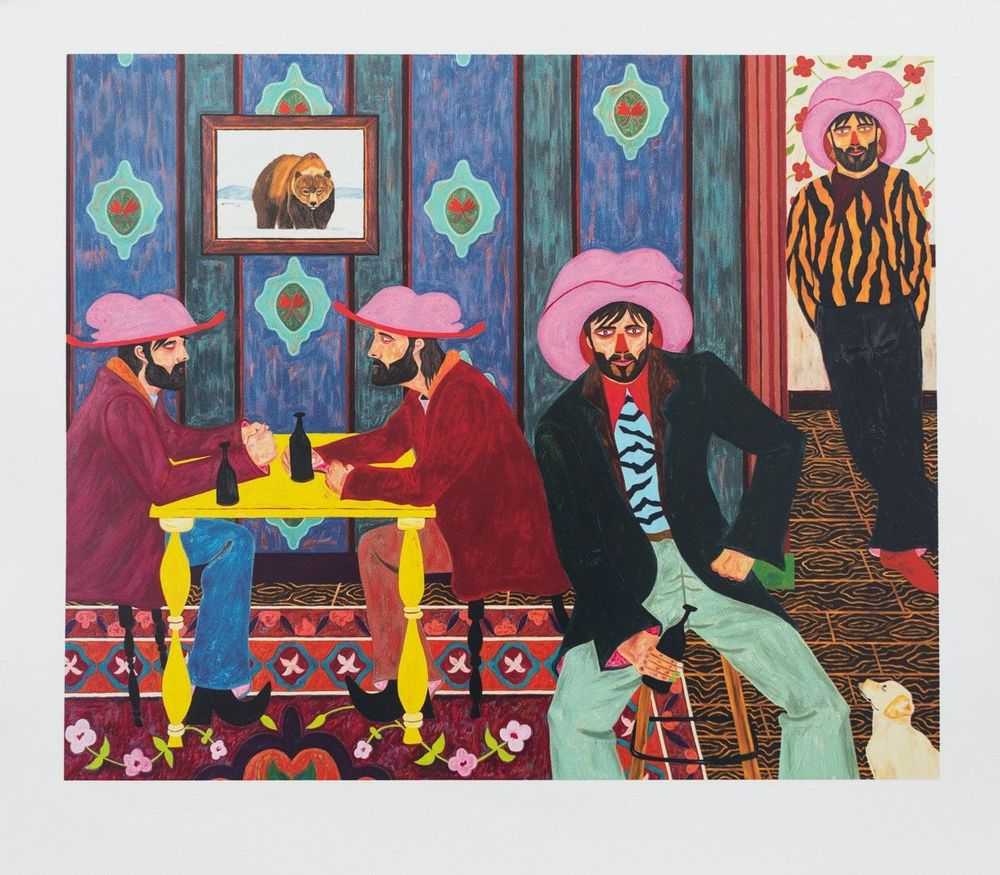 Ben Crase, ‘Big Blue’, 2025, Print, 27 Layer Hand-Pulled Silkscreen, Goldmark Atelier, Numbered