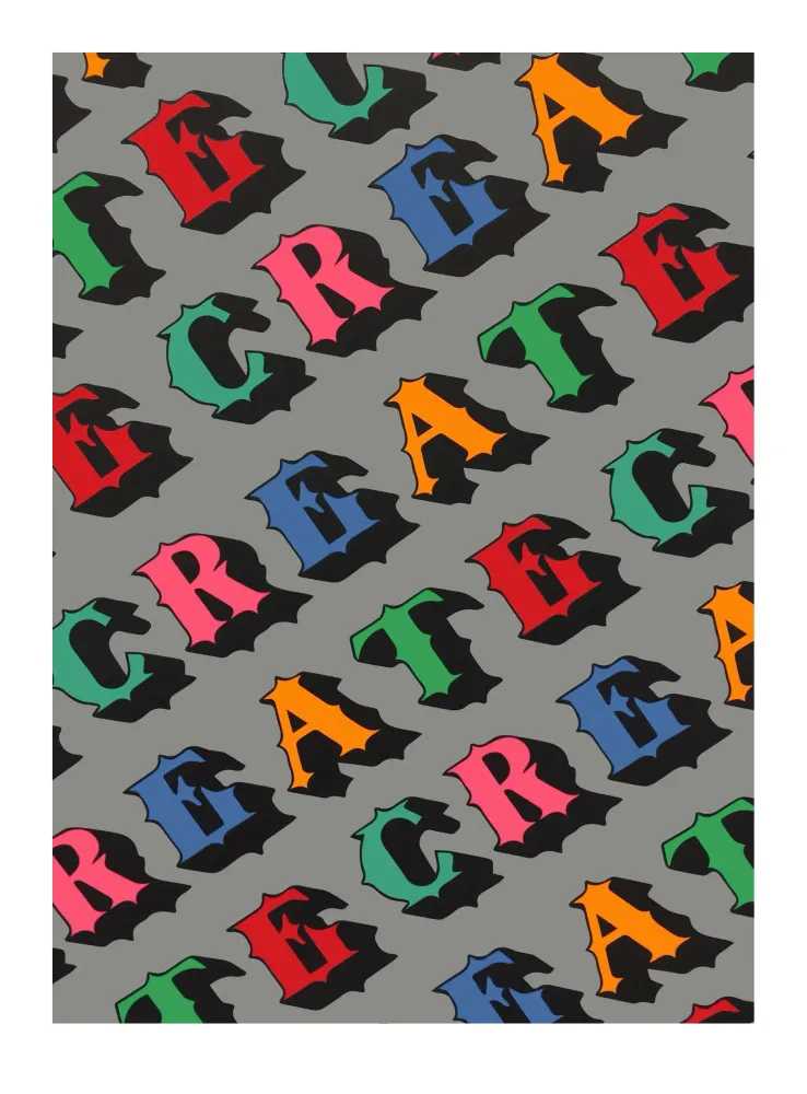 Ben Eine, ‘Create’, 14-02-2018, Print, 8 Colour Screenprint on Somerset Satin 300gsm Paper, Jealous Gallery, Numbered