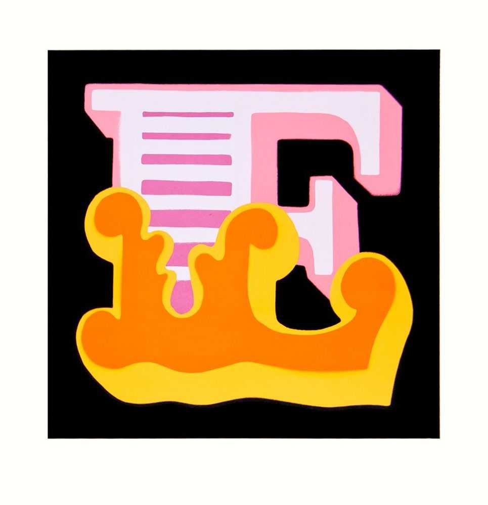 Ben Eine, ‘E (Version 2)’, 07-06-2014, Print, 6 Colour Silkscreen on Somerset 300gs, Jealous Gallery, Numbered