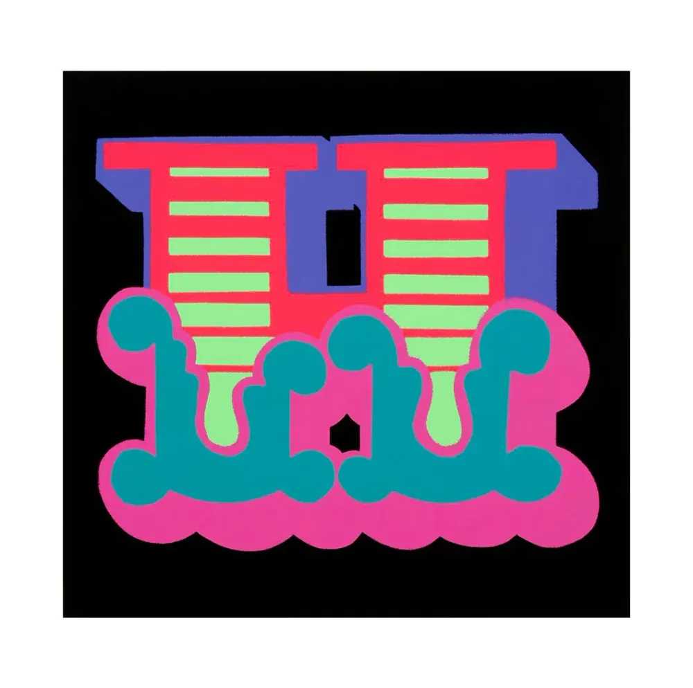 Ben Eine, ‘H (Purple)’, 15-12-2015, Print, 6 colour screen print on Somerset Satin 300gsm paper, JAM Editions, Numbered