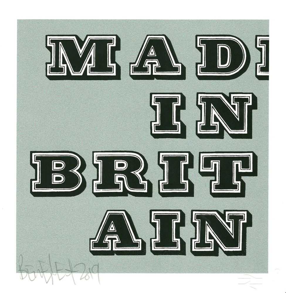 Ben Eine, ‘Mad In Britain (Silver)’, 28-09-2019, Print, 2 Colour Screenprint on Somerset Satin 300gsm Paper, Jealous Gallery, Numbered