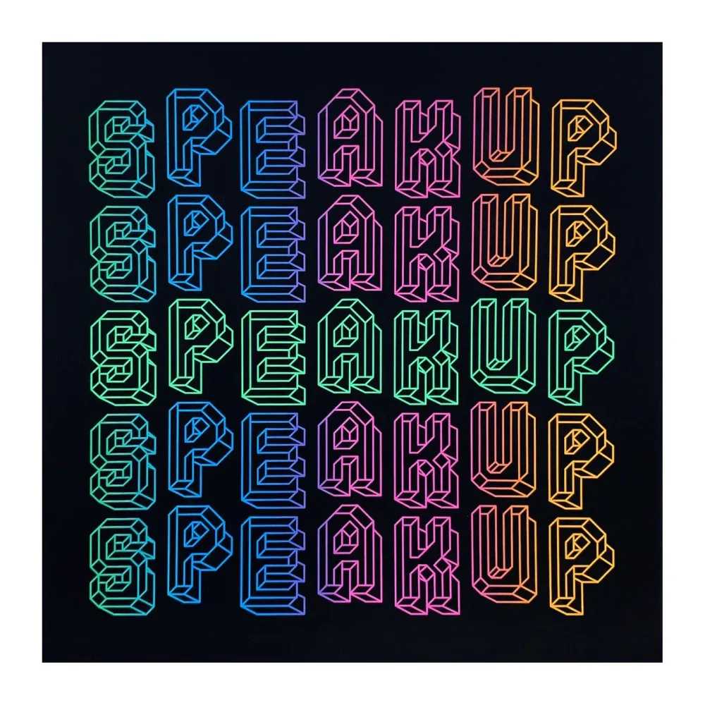 Ben Eine, ‘Speak Up’, 12-03-2020, Print, 1 Layer Screenprint Blend with 1 Colour Screenprint Overlay on Somerset Satin 300gsm Paper, Jealous Gallery, Numbered