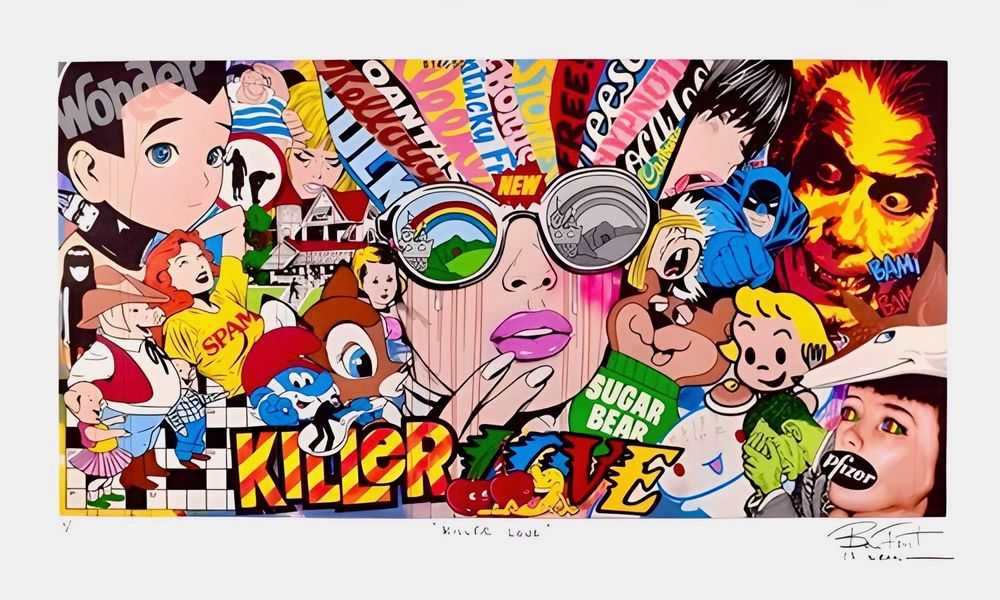 Ben Frost, ‘Killer Love’, 15-12-2010, Print, Giclee Print, Stupid Krap, Numbered
