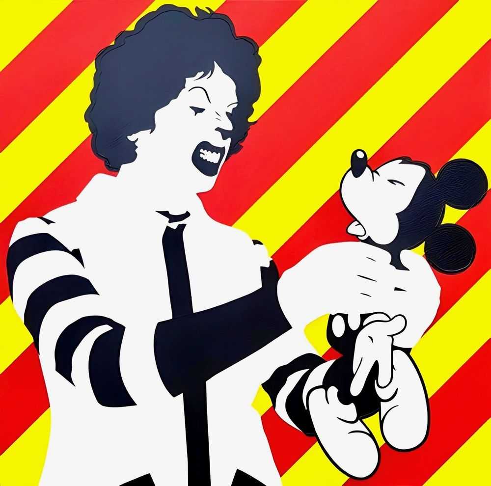 Ben Frost, ‘Survival Of The Fattest’, 23-01-2019, Print, 10 Acrylic and aerosol stencil on board, Self Released, Handfinished