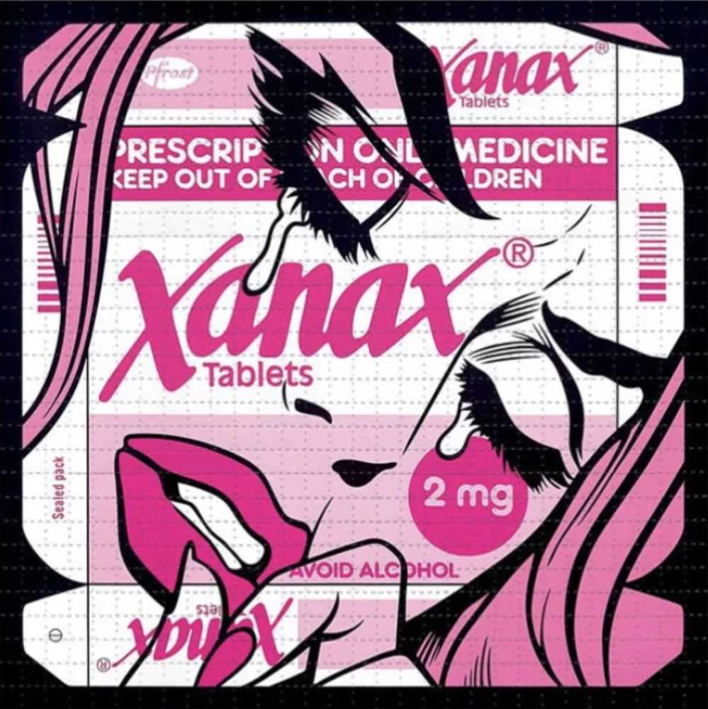 Ben Frost, ‘Xanax (Blotter Edition)’, 2020, Print, Archival Pigment Print on Blotter Paper, null, Numbered