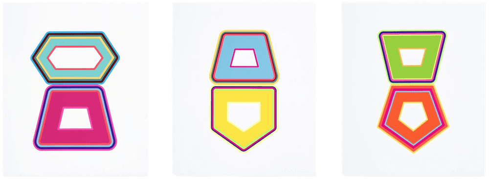 Beverly Fishman, ‘Stack (A + B + C)’, 18-04-2019, Print, Screen Print, Louis Buhl & Co, Numbered