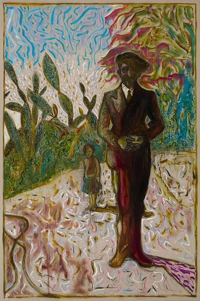 Billy Childish, ‘Amongst Cactus’, 27-03-2014, Print, Archival reproduction print on heavy matt stock, L-13 Light Industrial Workshop, Numbered