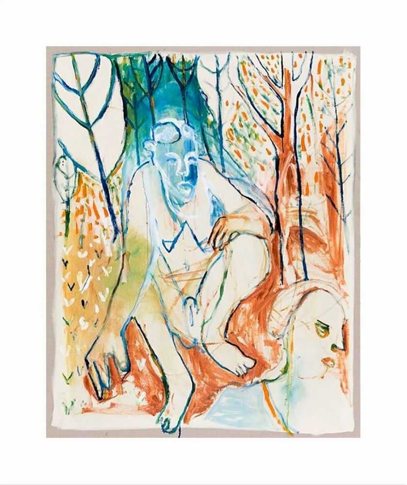 Billy Childish, ‘Bathers’, 2019, Print, Archival reproduction print on heavy matt stock, L-13 Light Industrial Workshop, Numbered