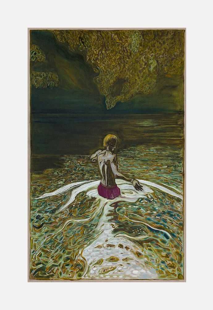 Billy Childish, ‘Wading Out’, 2019, Print, Archival reproduction print on heavy matt stock, L-13 Light Industrial Workshop, Numbered