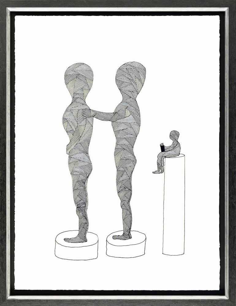 Billy Connolly, ‘A Glance at the Instructions’, 2018, Print, Fine Art Print, Castle Fine Art, Framed