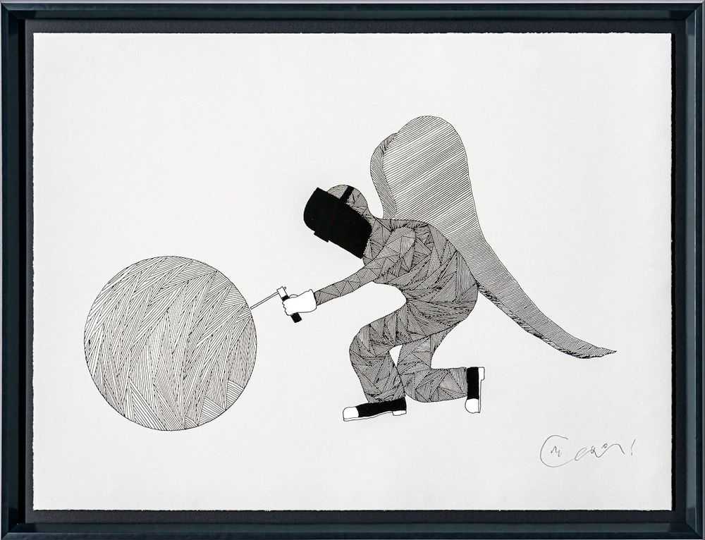 Billy Connolly, ‘And on Monday, God Made The World’, 2022, Print, Fine Art Print, Castle Fine Art, Framed