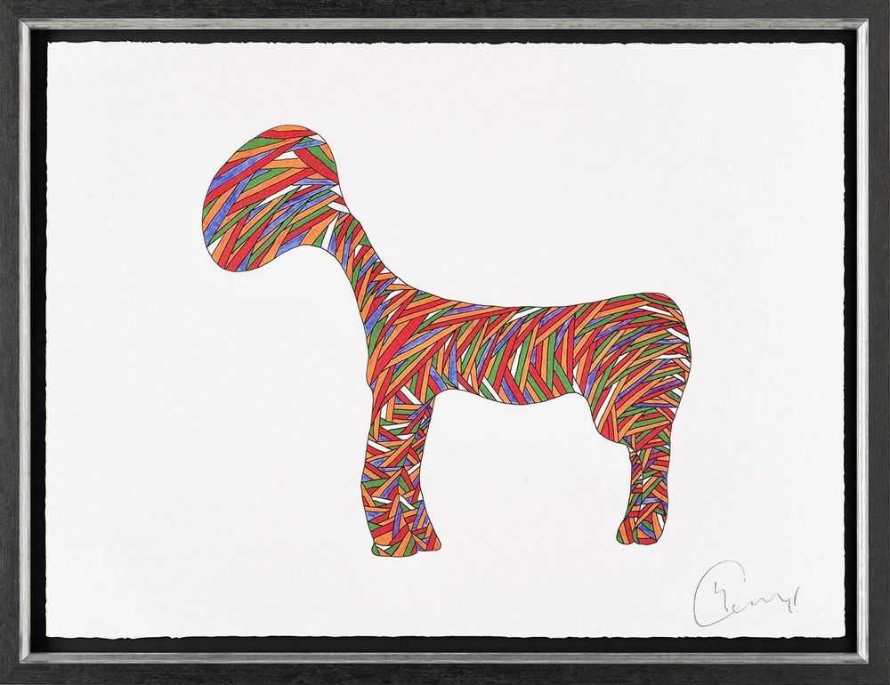 Billy Connolly, ‘Brahmarama Llama’, 2021, Print, Fine Art Print, Castle Fine Art, Framed