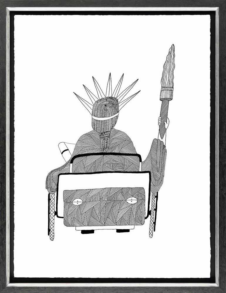 Billy Connolly, ‘Disabled American II’, 2019, Print, Fine Art Print, Castle Fine Art, Framed