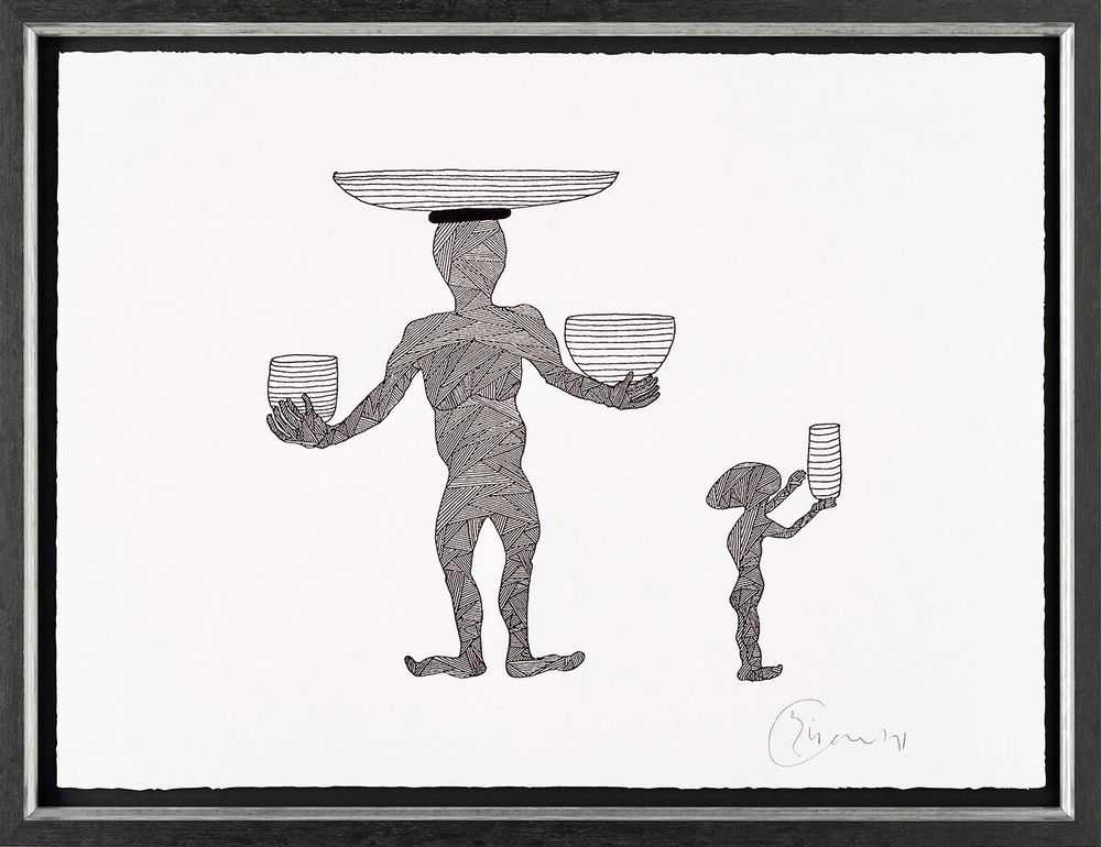 Billy Connolly, ‘It's Raining On The Moon’, 2021, Print, Fine Art Print, Castle Fine Art, Framed