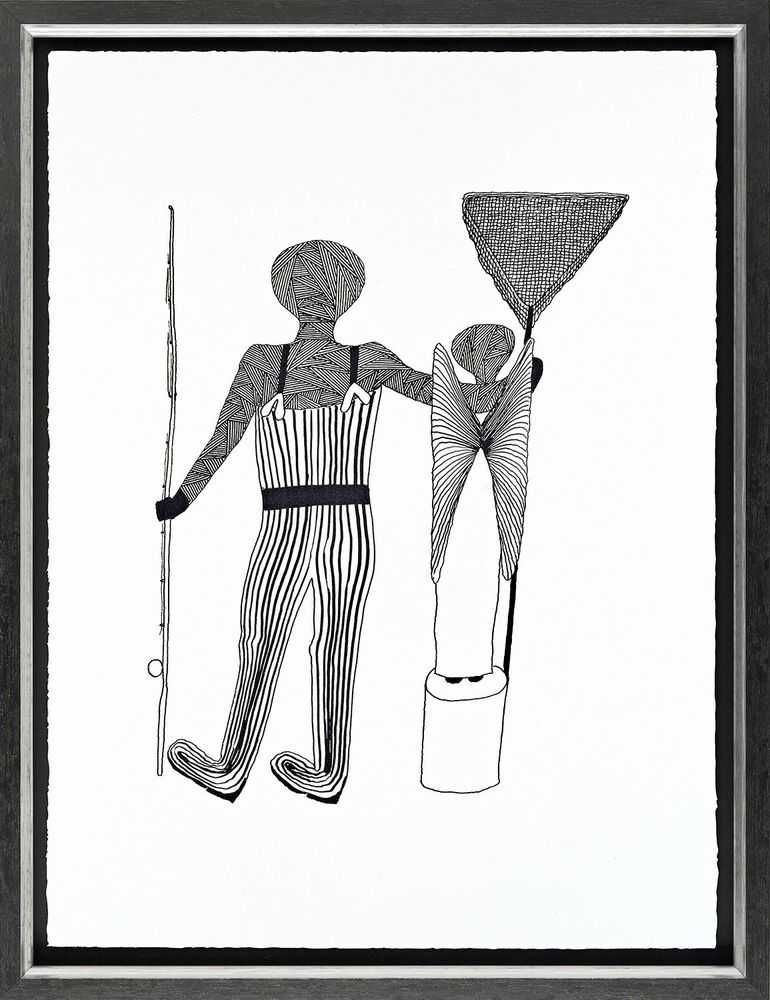 Billy Connolly, ‘The Angler and the Angel’, 2018, Print, Fine Art Print, Castle Fine Art, Framed