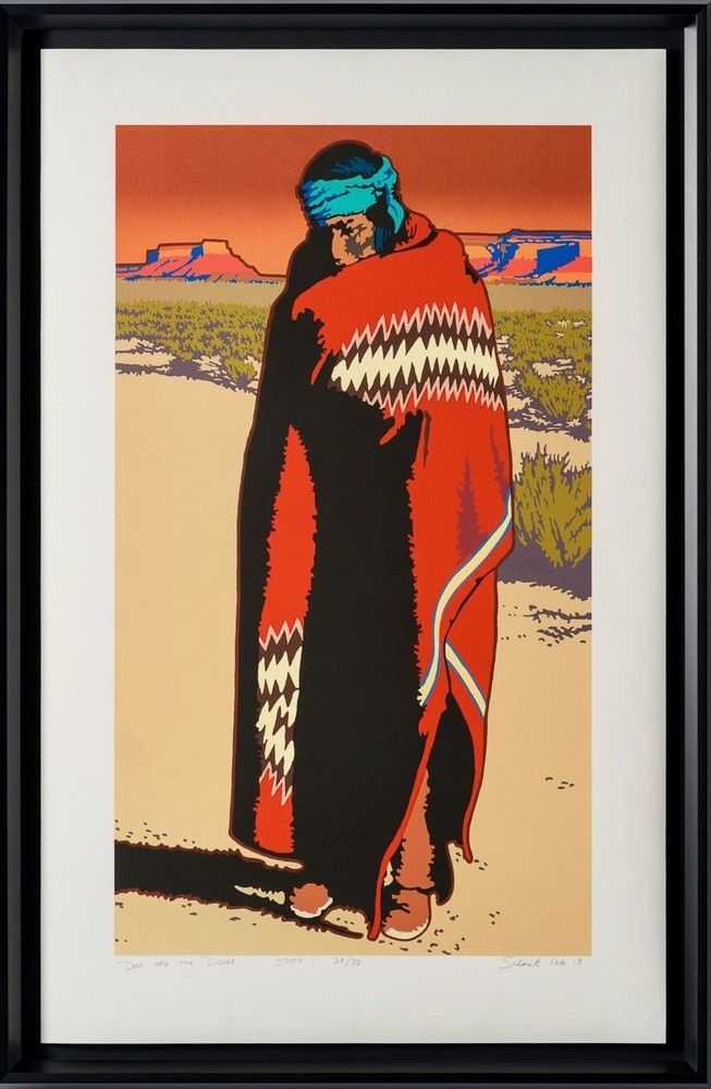 Billy Schenck, ‘Deep into the Desert State I’, 2023, Print, Silkscreen print, Castle Fine Art, Numbered, Framed
