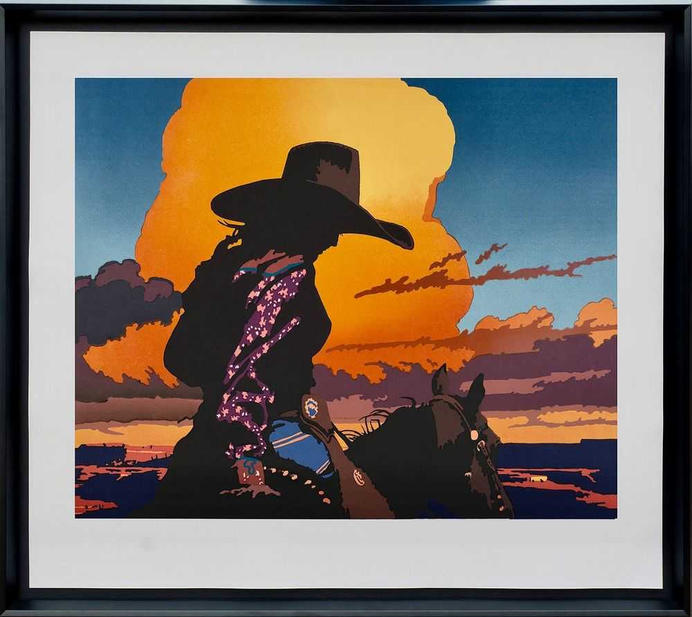 Billy Schenck, ‘On The High Mesa’, 2018, Print, Silkscreen print, Castle Fine Art, Numbered, Framed