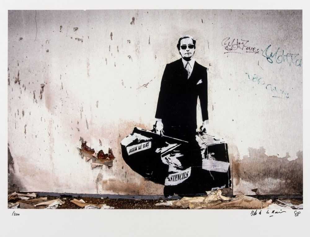 Blek le Rat, ‘Getting Through The Walls’, 08-05-2008, Print, Continuous tone photograph on Fuji Crystal archive paper, Black Rat Press, Numbered