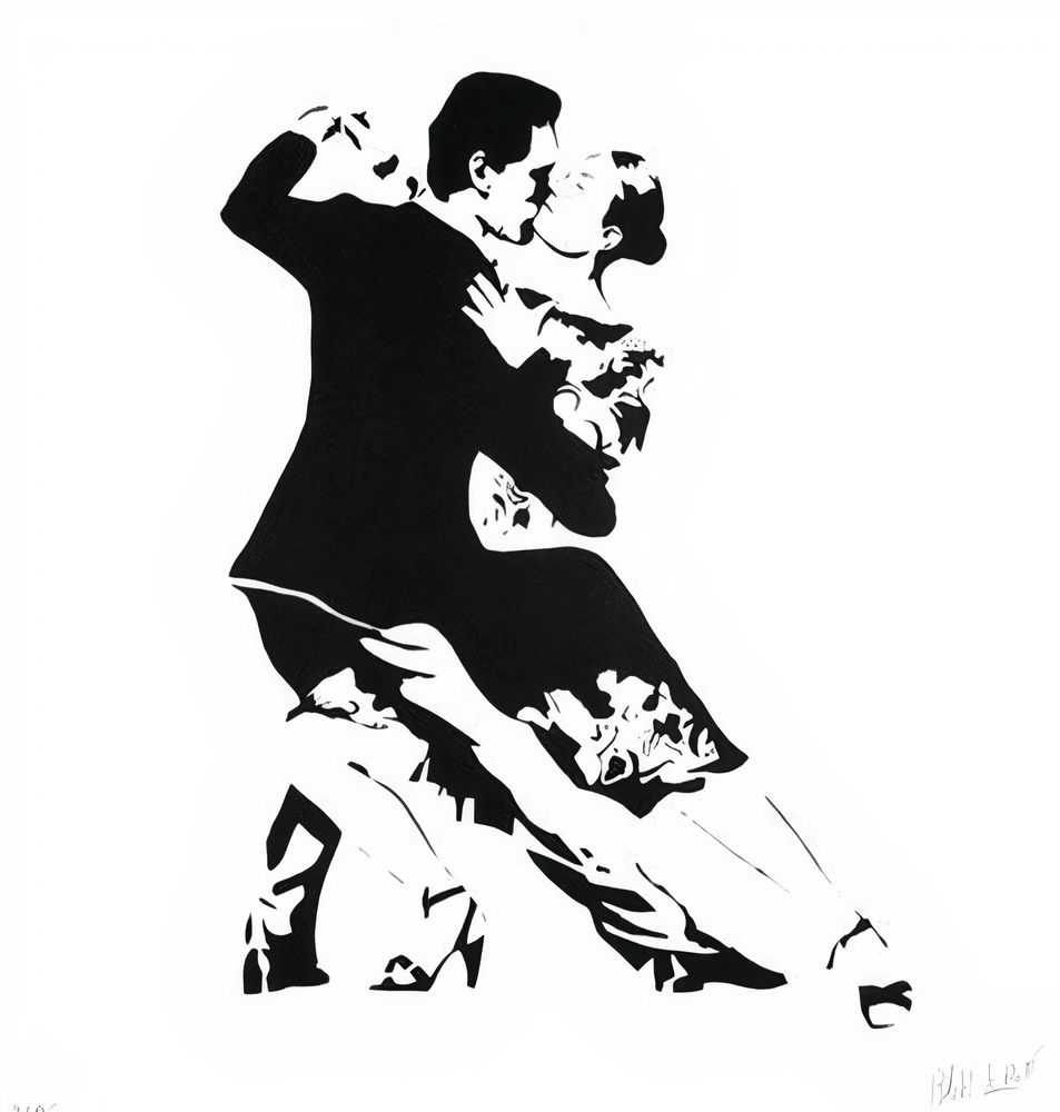 Blek le Rat, ‘Last Tango (Screenprint)’, 2006, Print, Screenprint, Black Rat Press, Numbered