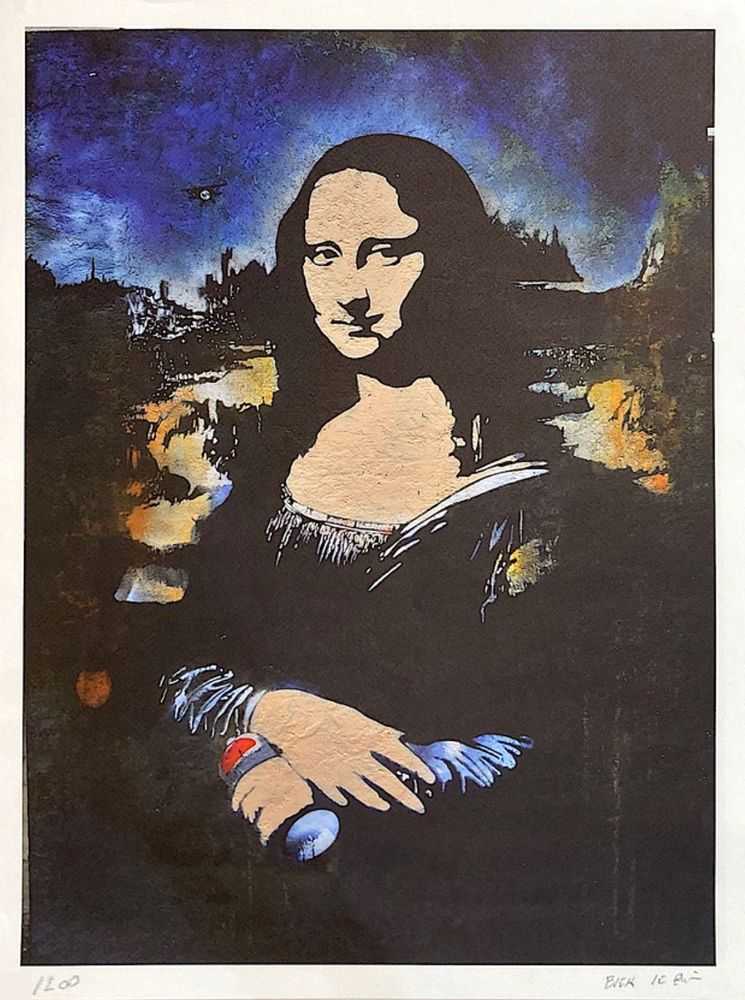 Blek le Rat, ‘Mona Lisa’, 27-04-2012, Print, Digital print, Opera Gallery, Numbered