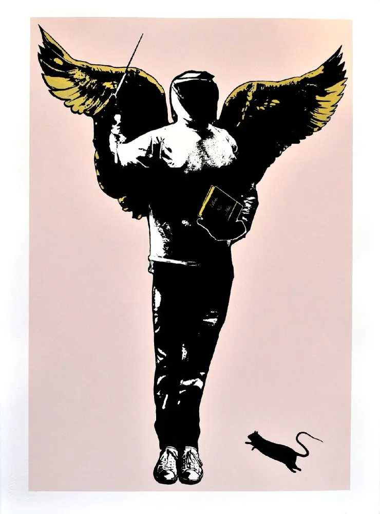 Blek le Rat, ‘Patron Of The Arts’, 08-10-2019, Print, 4 colour screenprint on 300gsm Vélin d'Arches paper, Self-released, Numbered