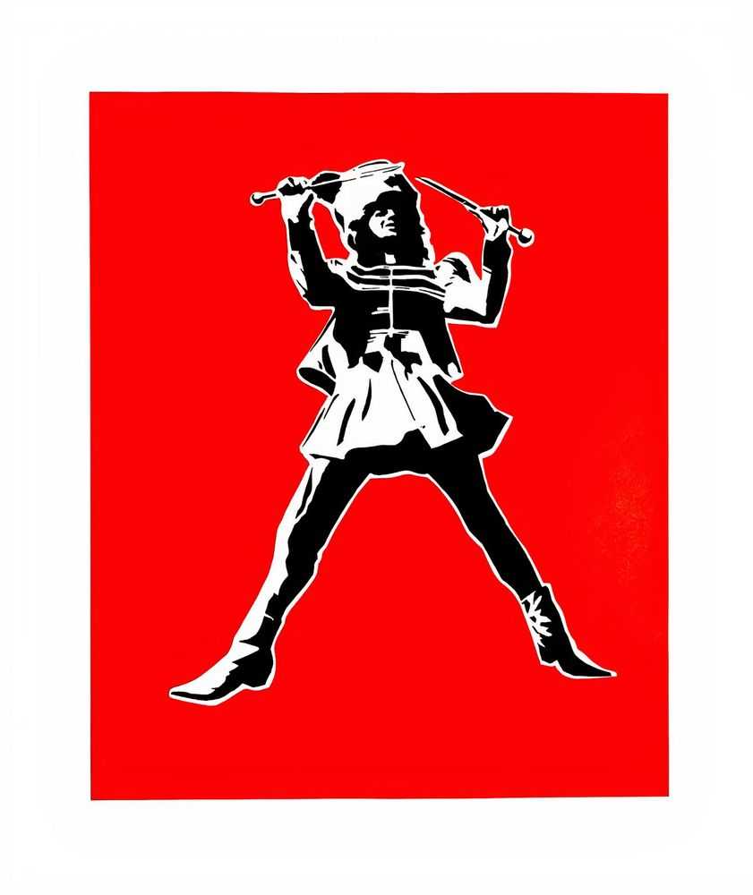Blek le Rat, ‘Resist Against The Imposters’, 23-11-2007, Print, 3 colour screenprint on 300gm Somerset satin white paper, Black Rat Press, Numbered