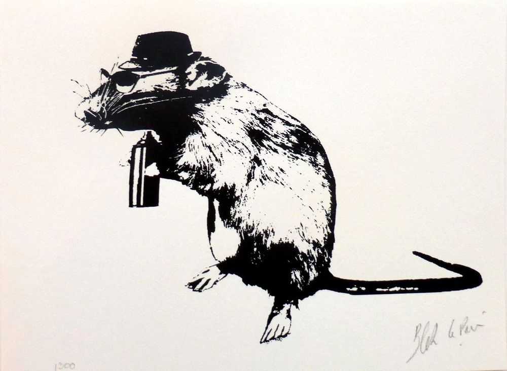 Blek le Rat, ‘The Street Artist's Paraphernalia’, 29-08-2016, Print, Seriagraph on Arches 300g paper with deckled edges, Self-released, Numbered