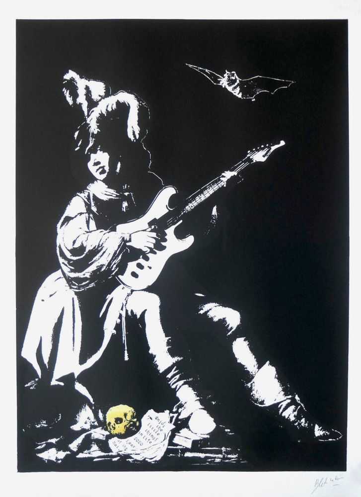 Blek le Rat, ‘The Year 2020’, 13-12-2020, Print, 3 colour screenprint on 300gsm Vélin d'Arches paper, Self-released, Numbered