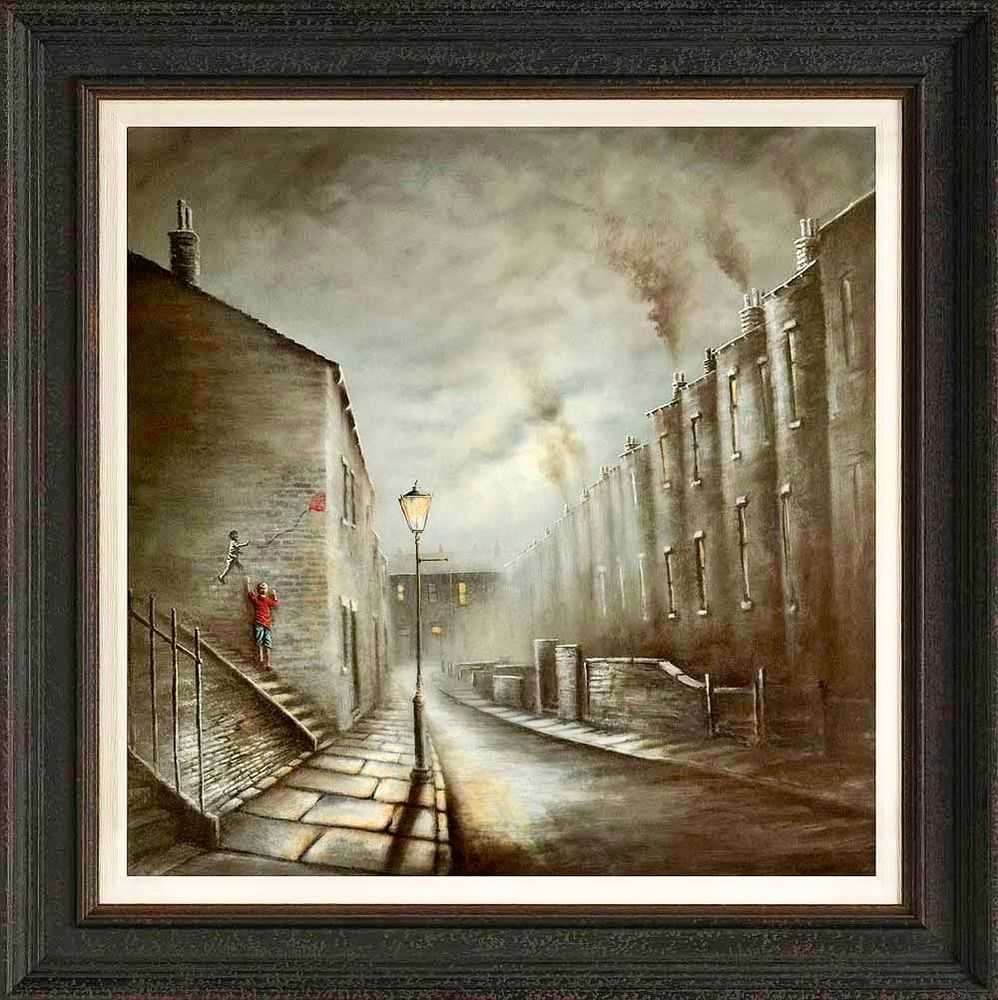 Bob Barker, ‘Doing A Banksy’, 2014, Print, Canvas on board, Castle Fine Art, Framed