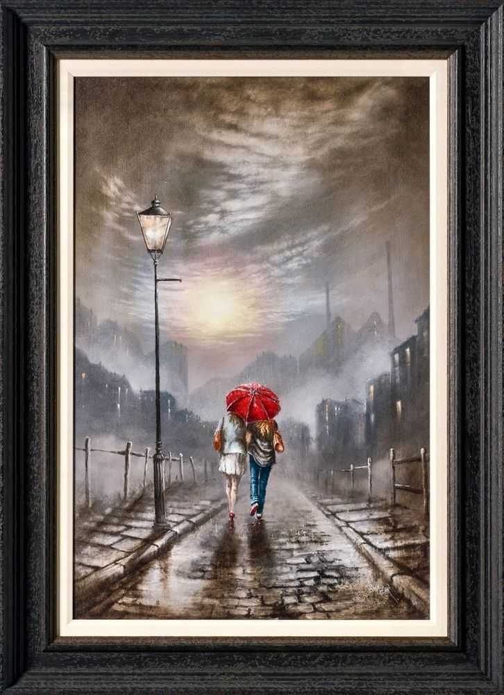 Bob Barker, ‘Girl Talk’, 2023, Print, Hand-varnished giclée canvas on board, Castle Fine Art, Framed
