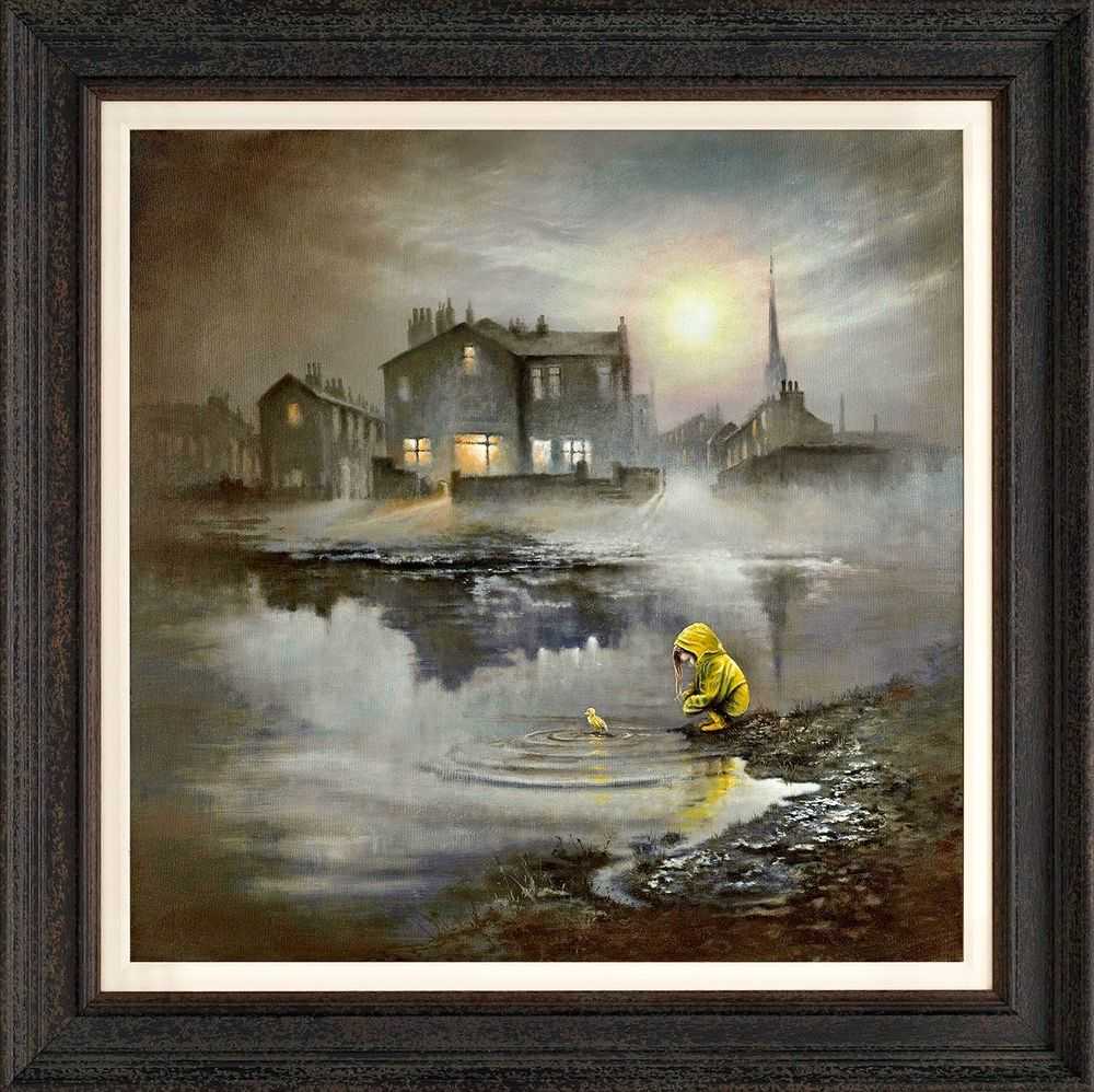 Bob Barker, ‘Just Us Ducks’, 2018, Print, Canvas on board, Castle Fine Art, Framed