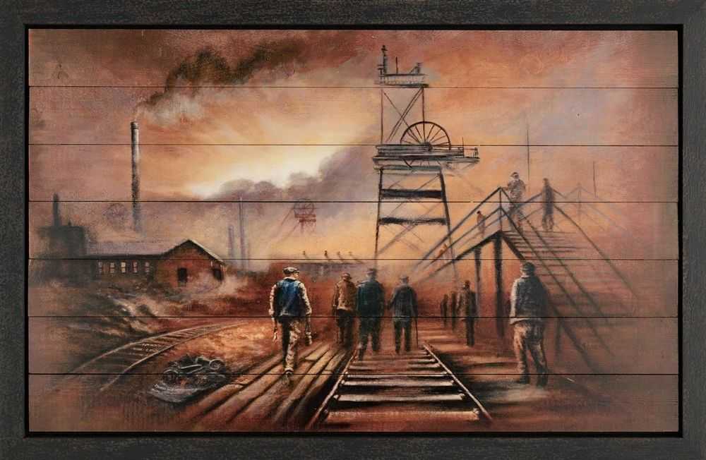 Bob Barker, ‘Last Shift’, 2017, Print, Giclée on wood, Castle Fine Art, Framed