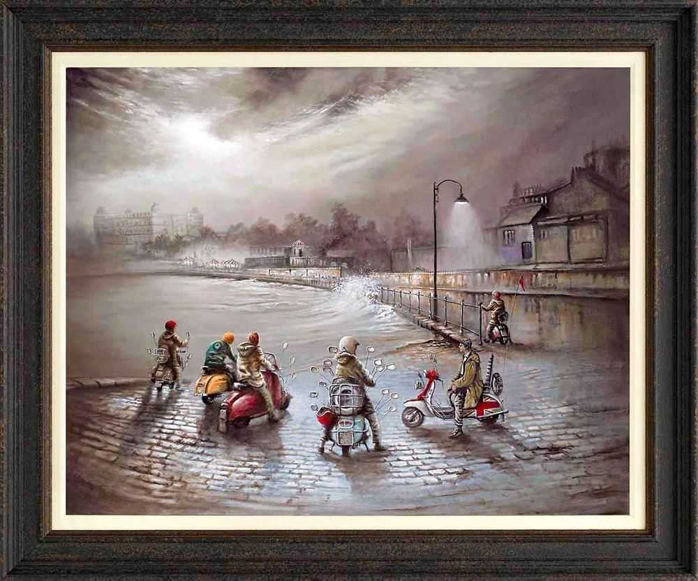 Bob Barker, ‘Mod Squad’, 2019, Print, Hand-varnished giclée on canvas, Castle Fine Art, Framed