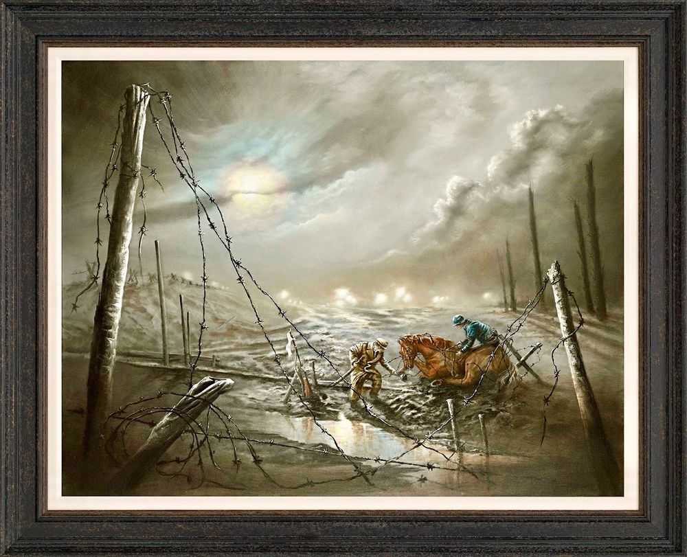 Bob Barker, ‘War Horse’, 2017, Print, Fine Art Print, Castle Fine Art, Framed