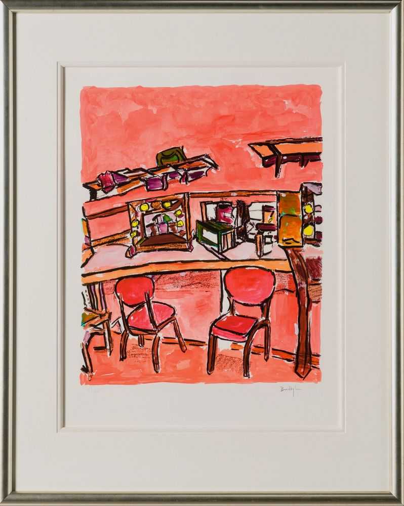 Bob Dylan, ‘Backstage Dressing Room (2013) (Framed)’, 2013, Print, Fine Art Print, Castle Fine Art, Numbered, Framed