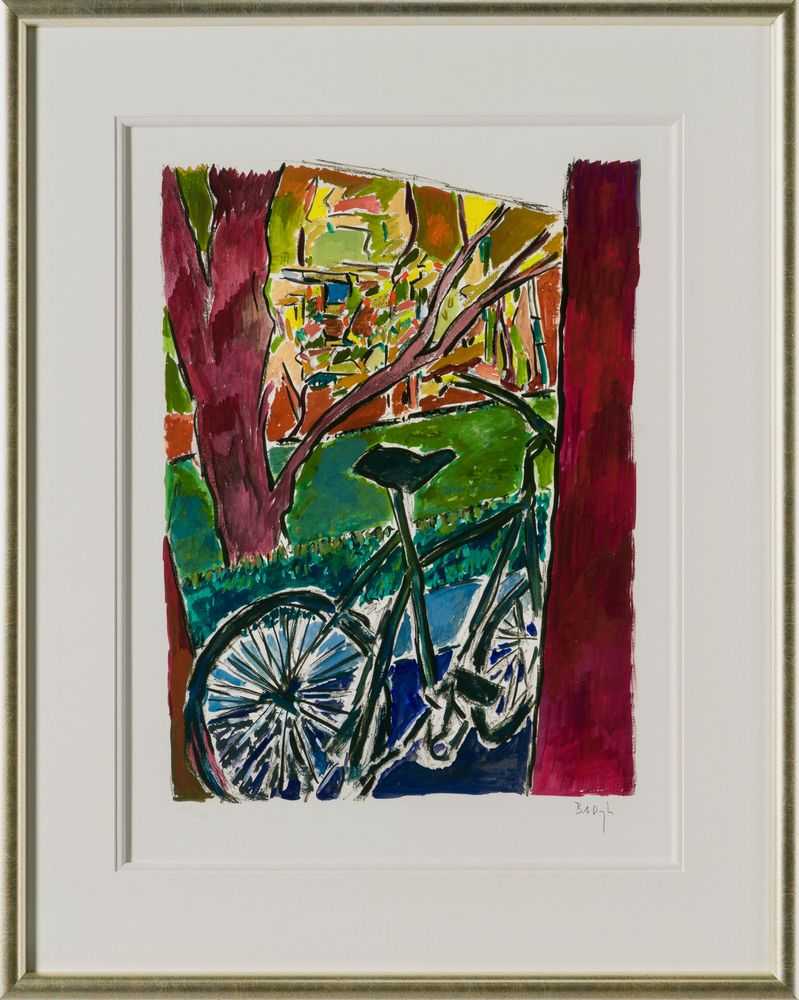 Bob Dylan, ‘Bicycle (2012) (Framed)’, 2012, Print, Fine Art Print, Castle Fine Art, Numbered, Framed