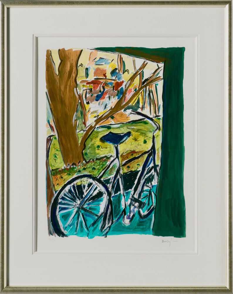 Bob Dylan, ‘Bicycle (2014) (Framed)’, 2014, Print, Fine Art Print, Castle Fine Art, Numbered, Framed