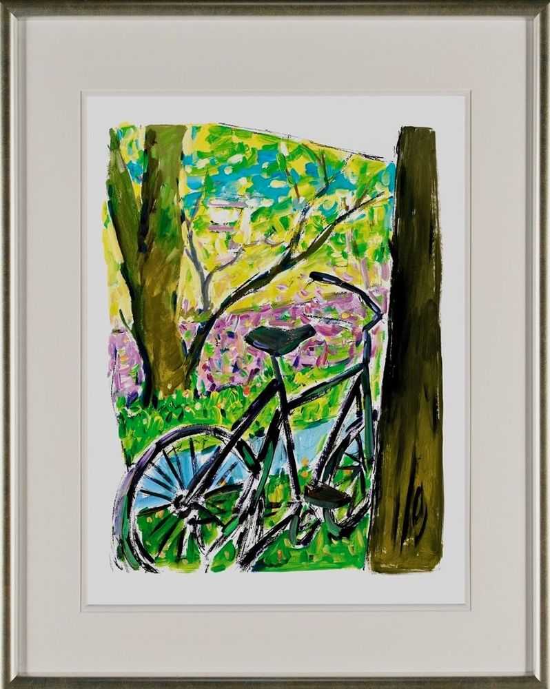 Bob Dylan, ‘Bicycle (2018) (Framed)’, 2018, Print, Fine Art Print, Castle Fine Art, Numbered, Framed
