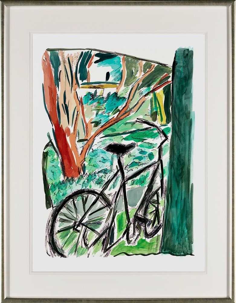 Bob Dylan, ‘Bicycle - Medium (2013) (Framed)’, 2013, Print, Fine Art Print, Castle Fine Art, Numbered, Framed