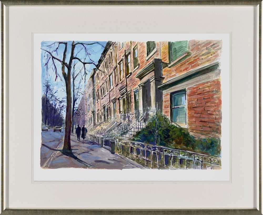 Bob Dylan, ‘Brooklyn Heights (2016) (Framed)’, 2016, Print, Fine Art Print, Castle Fine Art, Numbered, Framed