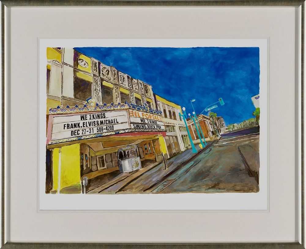 Bob Dylan, ‘East L.A, Side Street (2016) (Framed)’, 2016, Print, Fine Art Print, Castle Fine Art, Numbered, Framed
