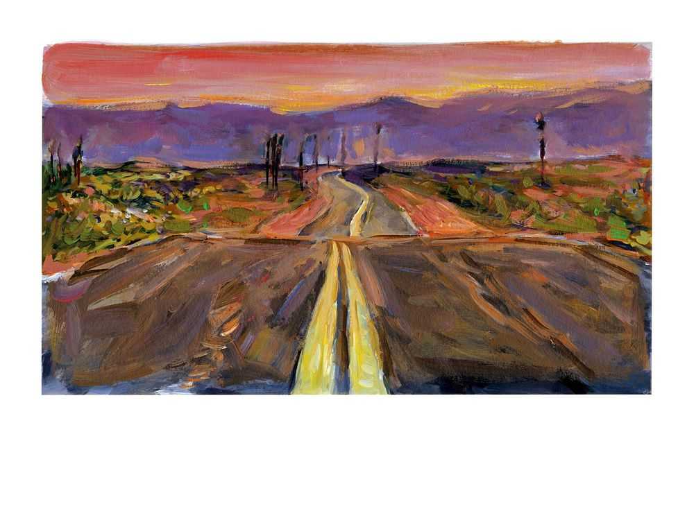 Bob Dylan, ‘Endless Highway - Large (2016)’, 2016, Print, Fine art print, Halcyon Gallery, Numbered