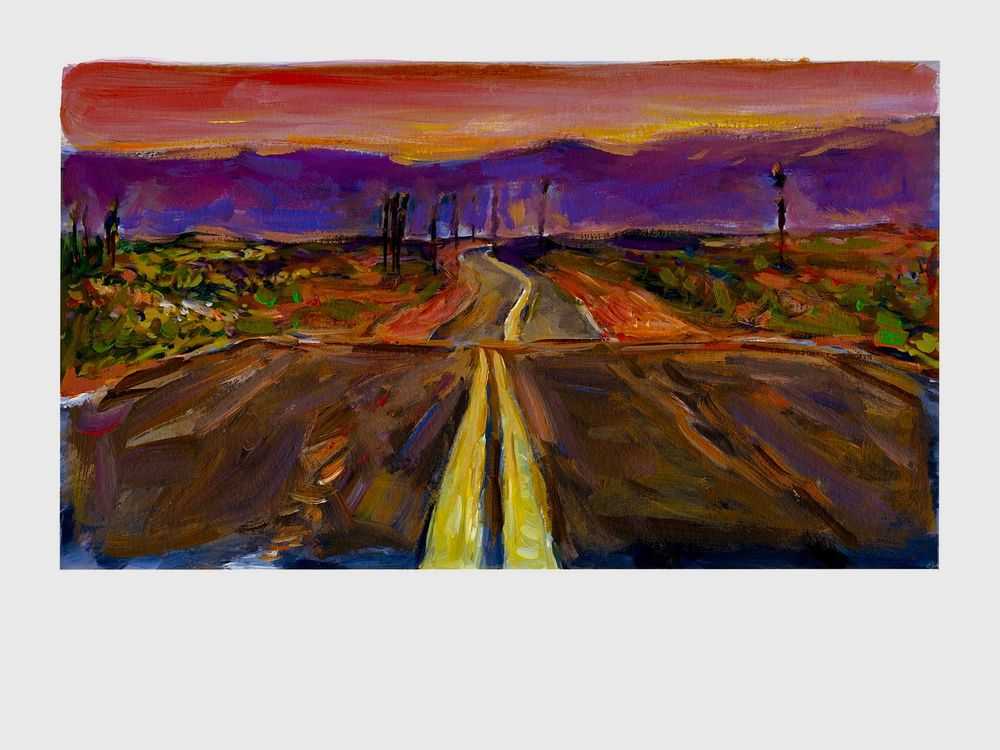 Bob Dylan, ‘Endless Highway - Large (2016) (Framed)’, 2016, Print, Fine Art Print, Castle Fine Art, Numbered, Framed