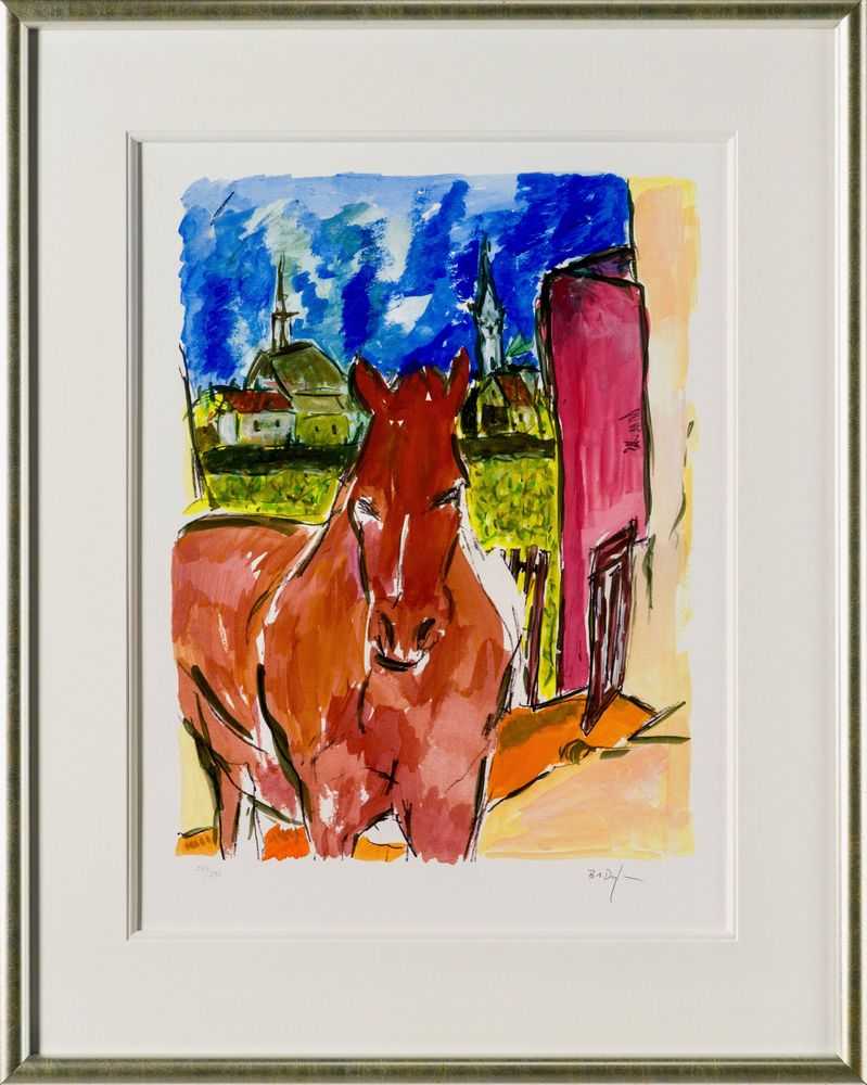 Bob Dylan, ‘Horse (2010) (Framed)’, 2010, Print, Fine Art Print, Castle Fine Art, Numbered, Framed