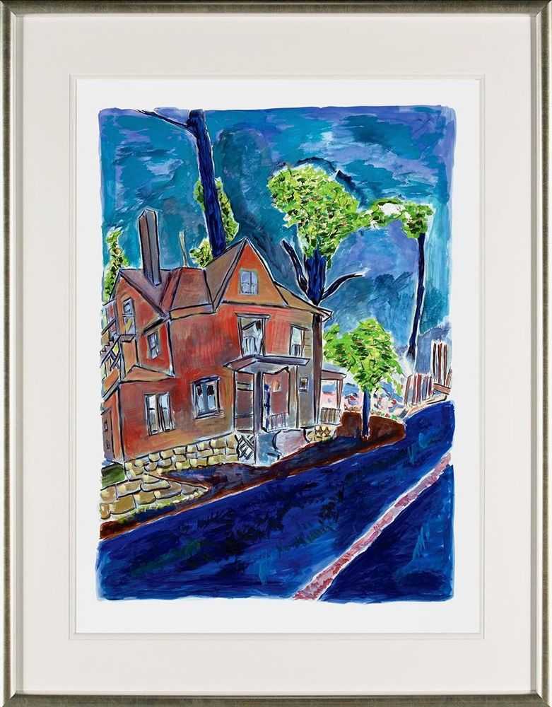 Bob Dylan, ‘House On Union Street - Medium (2013) (Framed)’, 2013, Print, Fine Art Print, Castle Fine Art, Numbered, Framed