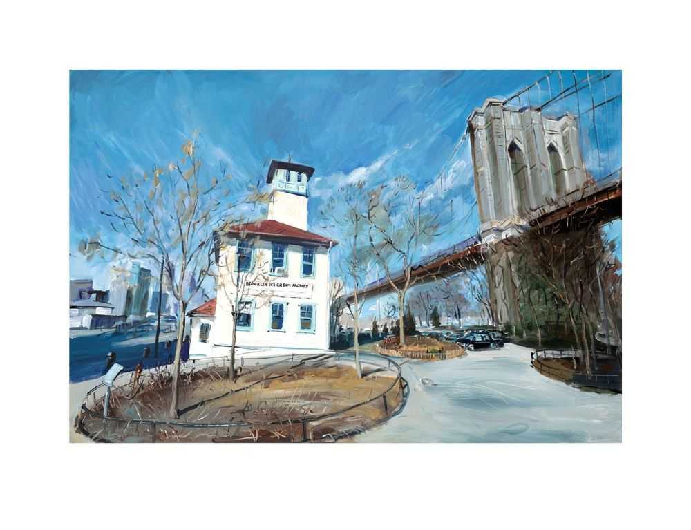 Bob Dylan, ‘Little Factory for Ice Cream’, 2019, Print, Fine art print, Halcyon Gallery, Numbered